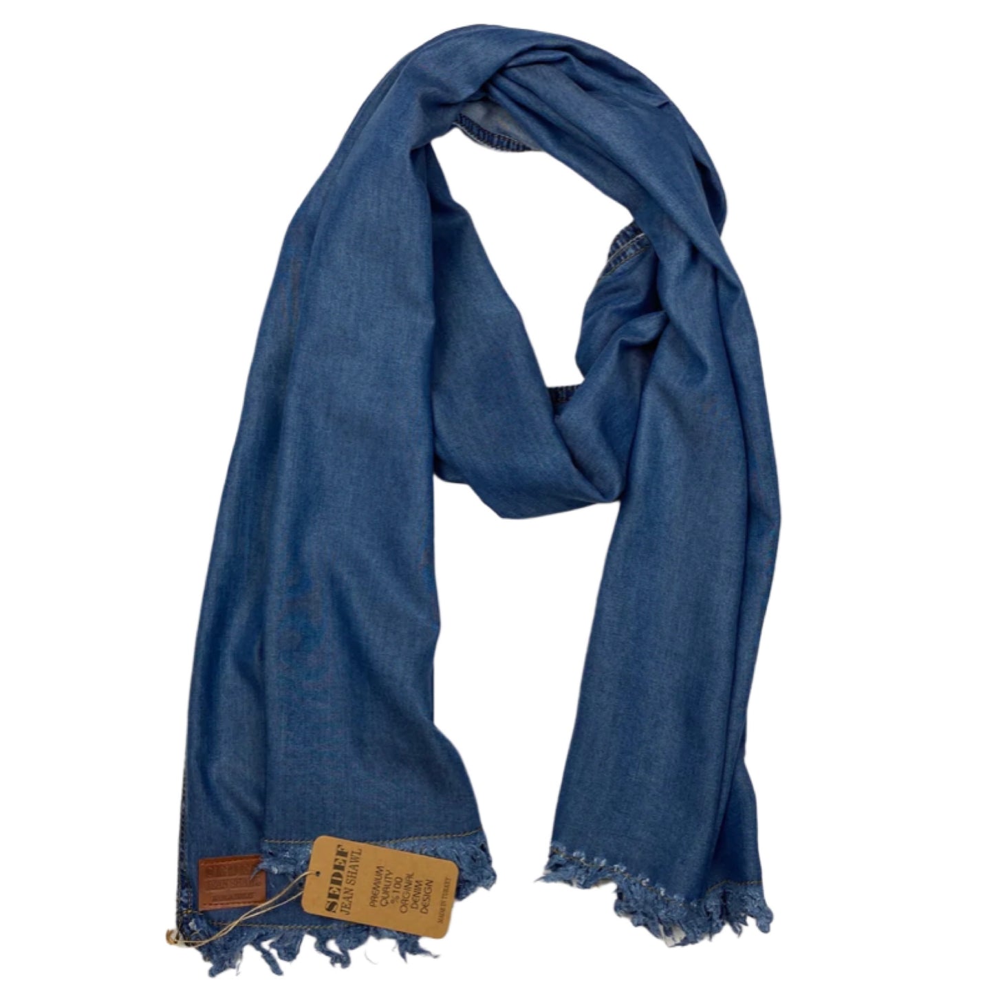 denim scarf